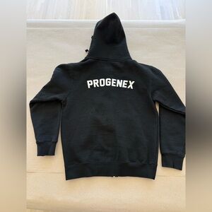 Progenex — Unisex Black Zip-Up Hoodie — Size S — Like New